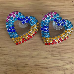 Sassy Jones Fairydust - Heart Studs